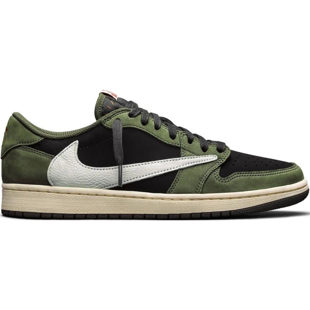 Travis Scott,Travis Scott x Air Jordan 1 Low OG SP Black Olive