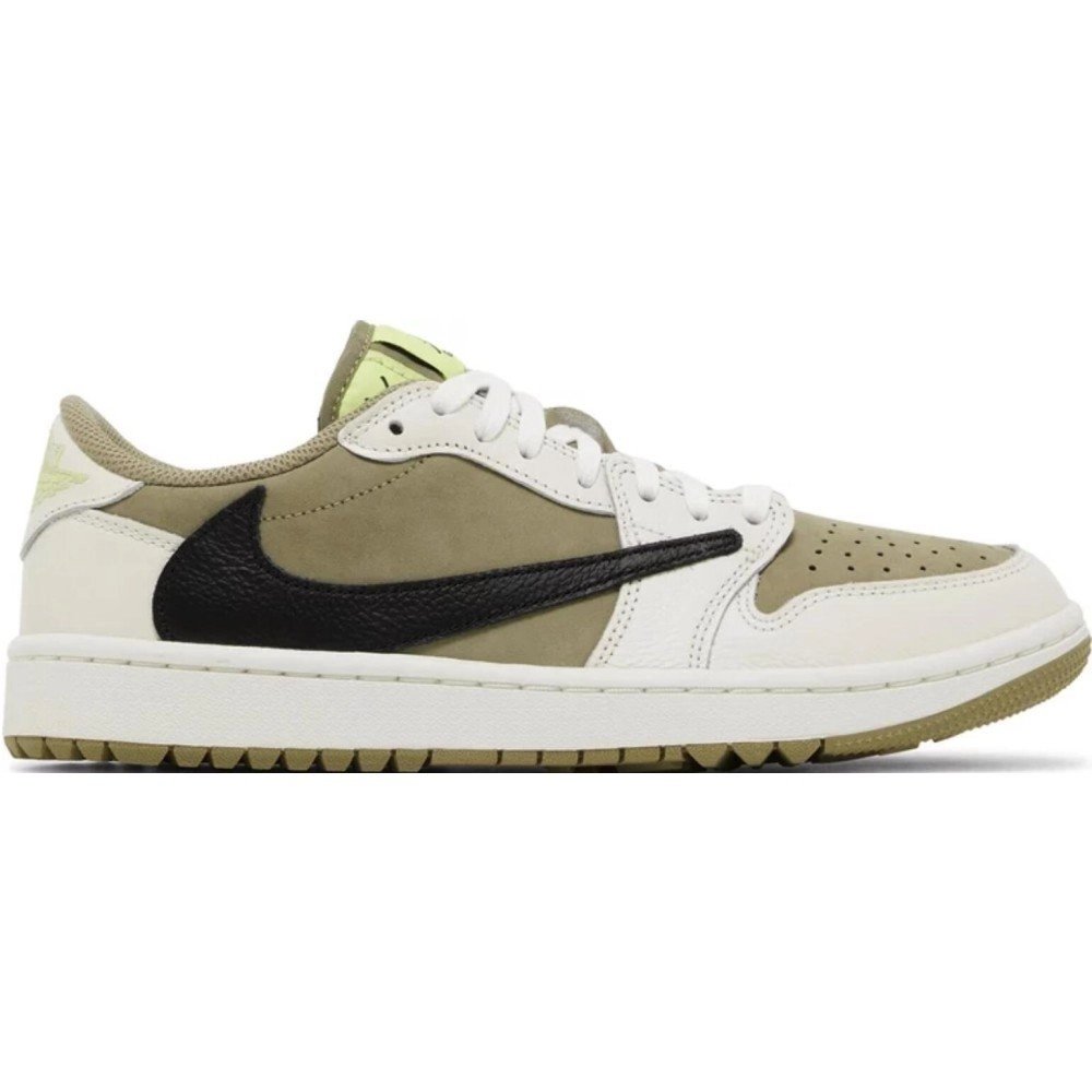 Travis Scott,Travis Scott x Air Jordan 1 Low Golf Neutral Olive