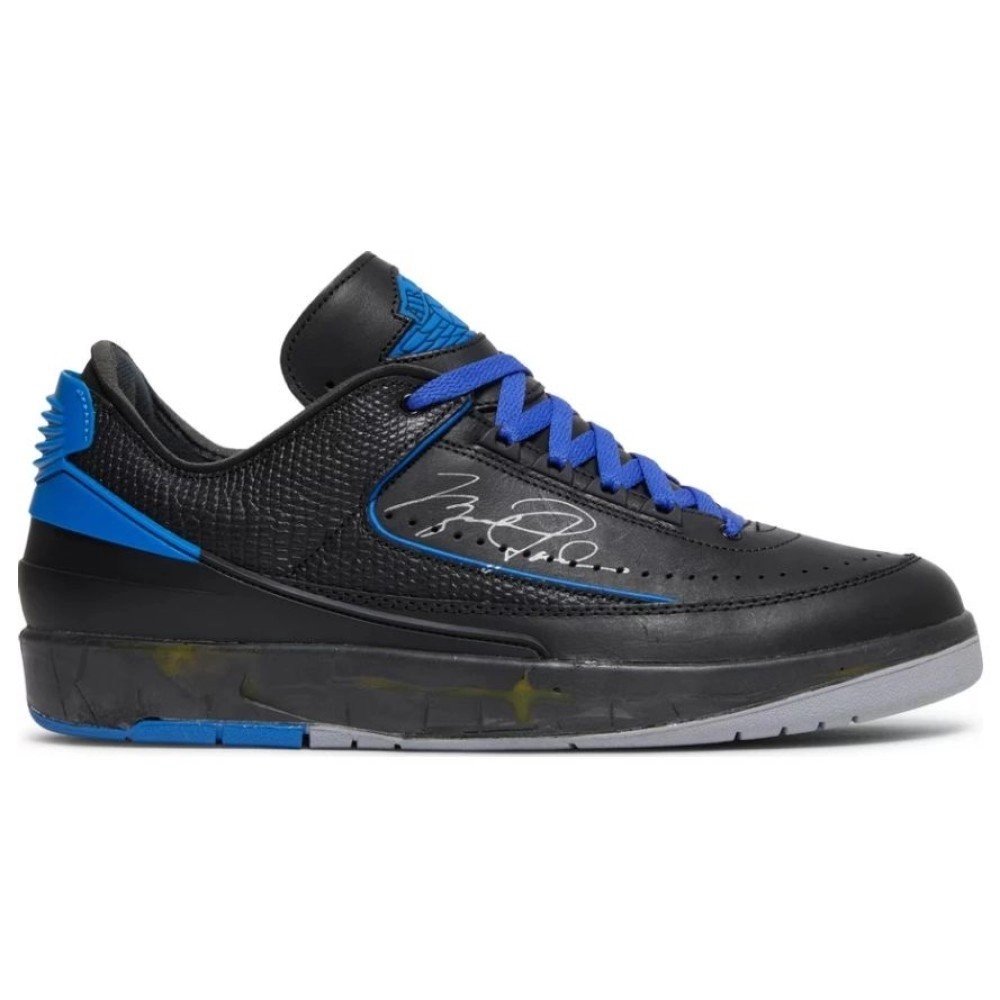 Off-White,Off-White x Nike,Off-White x Air Jordan 2 Retro Low SP Black Varsity Royal