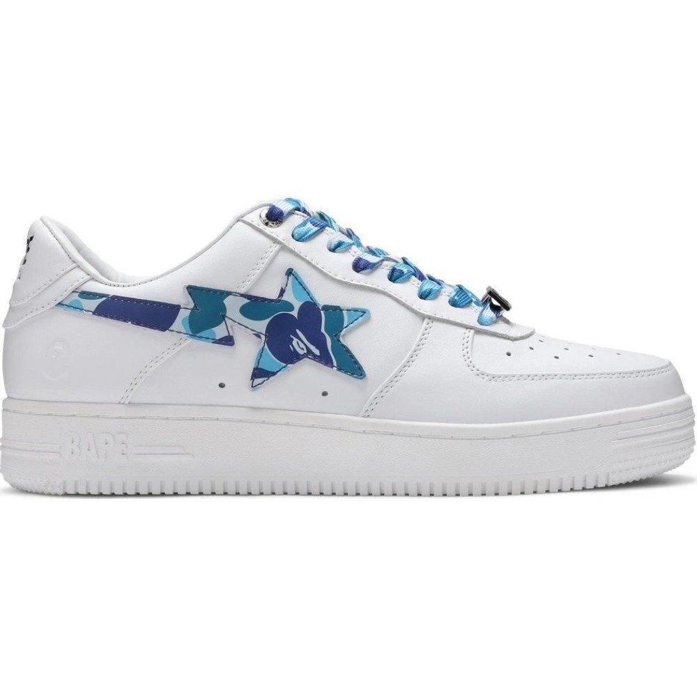 Bapesta,Bapesta Low ABC Camo - Blue