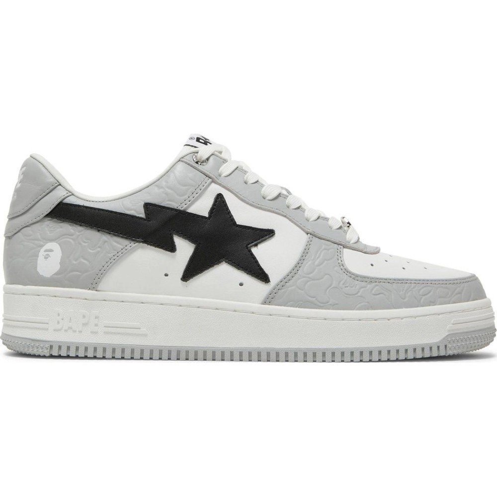 Bapesta,Bapesta Low M2 White Grey