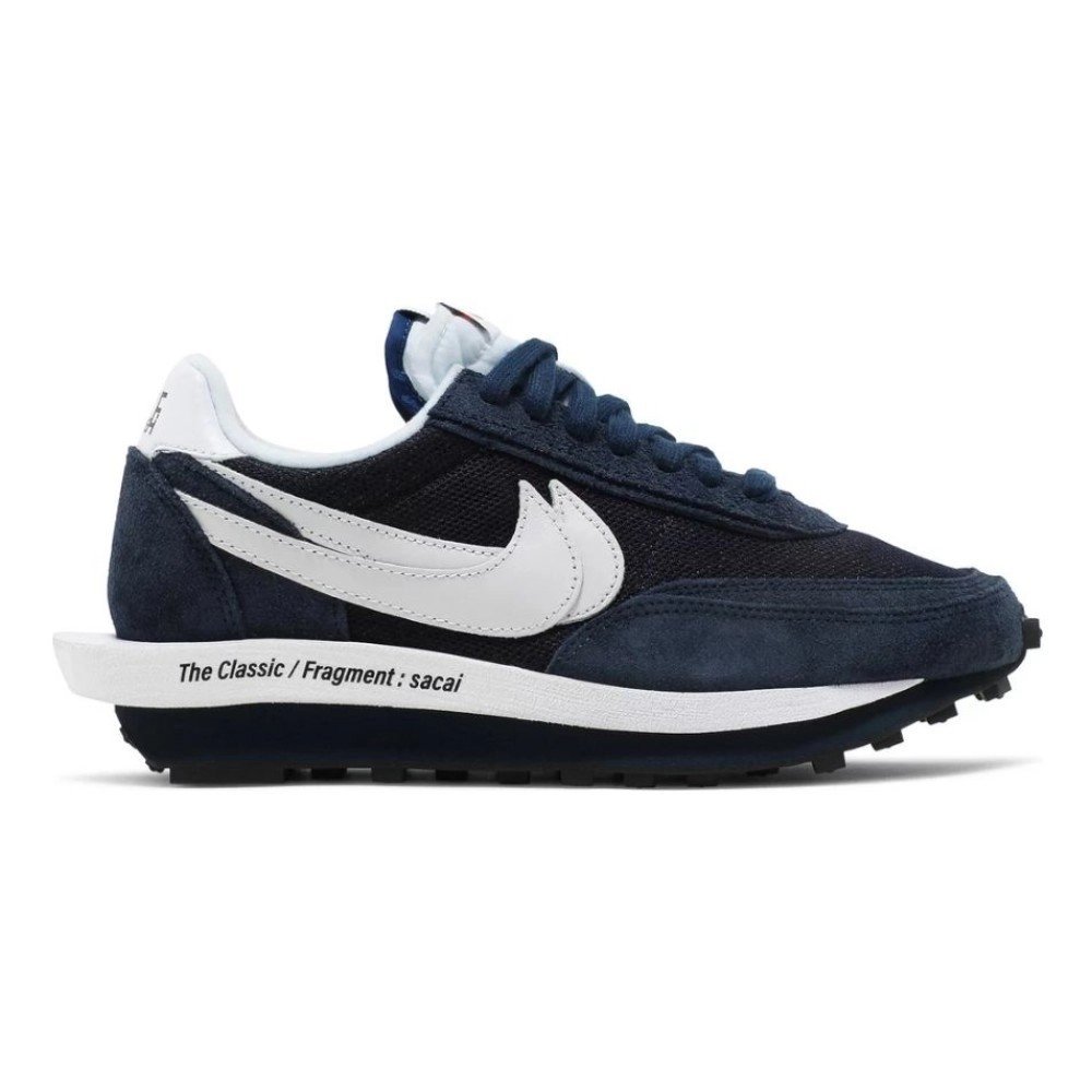 Nike Sneakers,Nike x Sacai,Fragment Design x sacai x LDV Waffle Blackened Blue