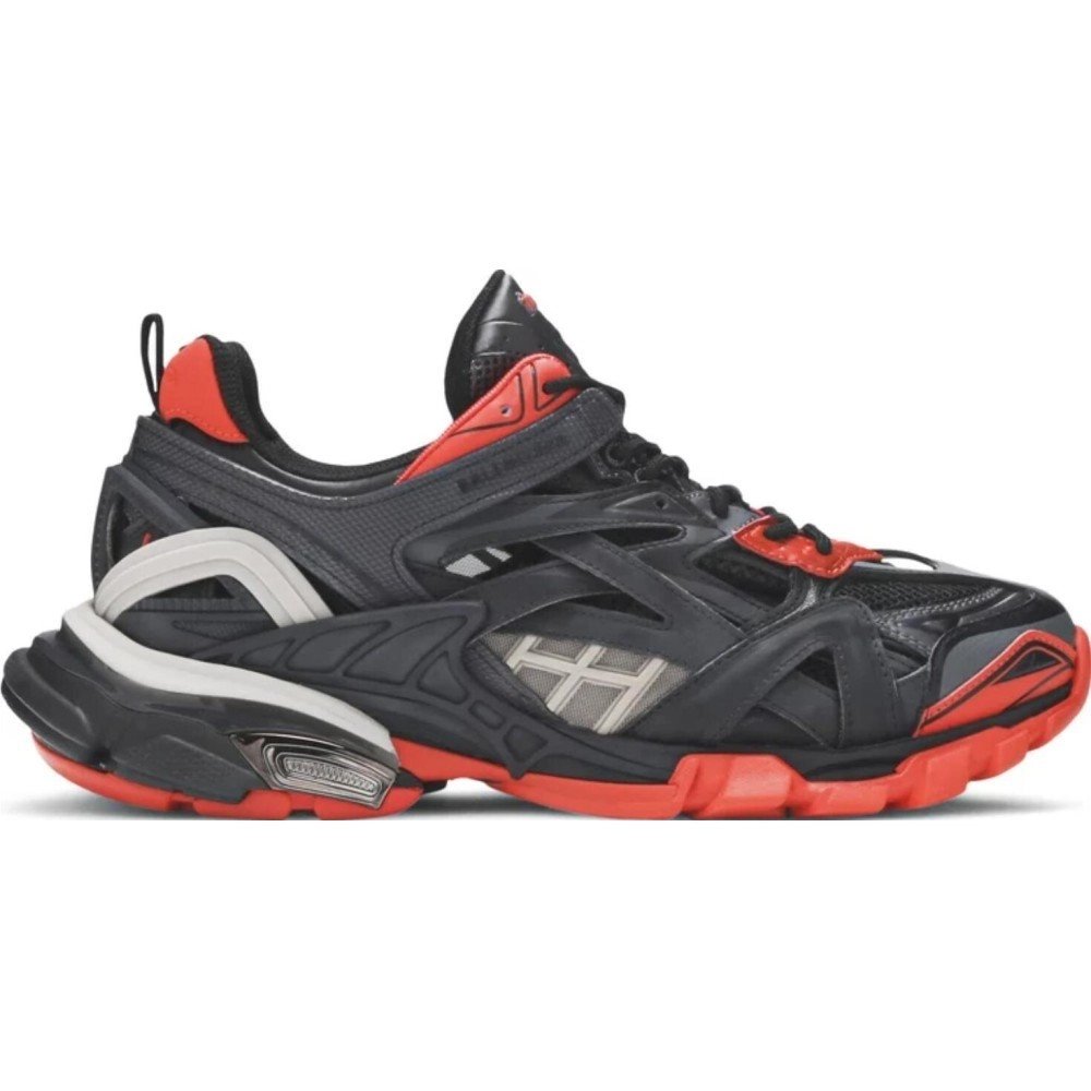 Balenciaga Track.2 Trainer Black Red Grey