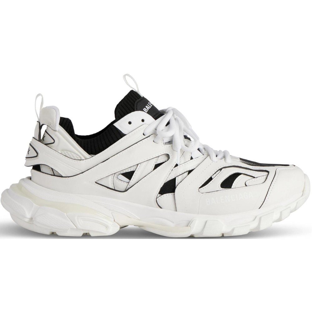 Balenciaga Track Sock Sneaker White Black