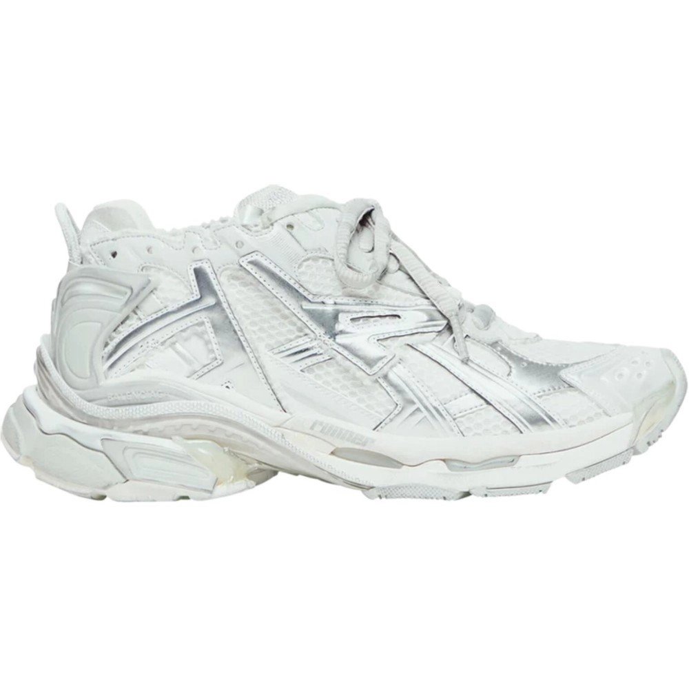 Balenciaga Runner Sneaker White Silver